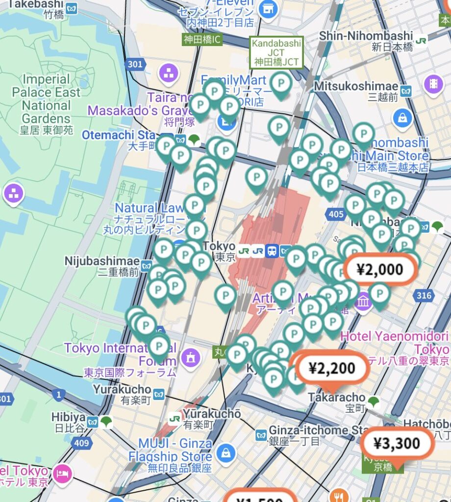 全国10万件以上の豊富な駐車場