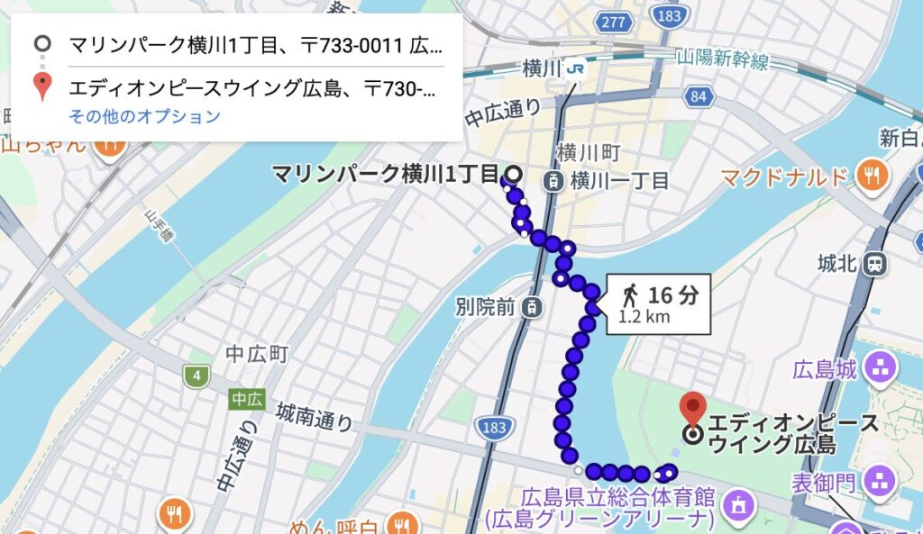 マリンパーク横川1丁目駐車場