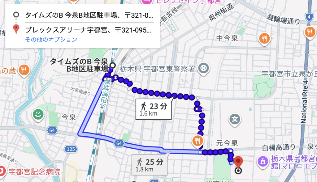 今泉B地区駐車場