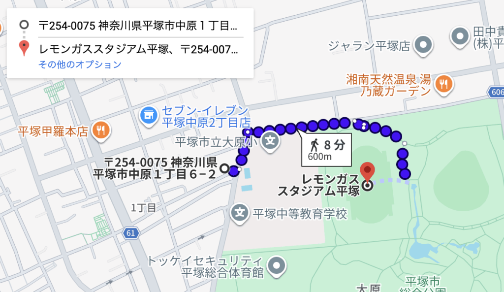 中原1丁目6-2駐車場