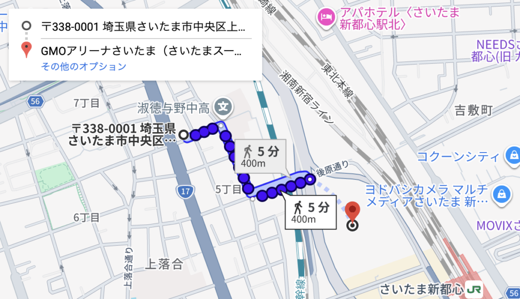 アリーナ・アキッパ駐車場