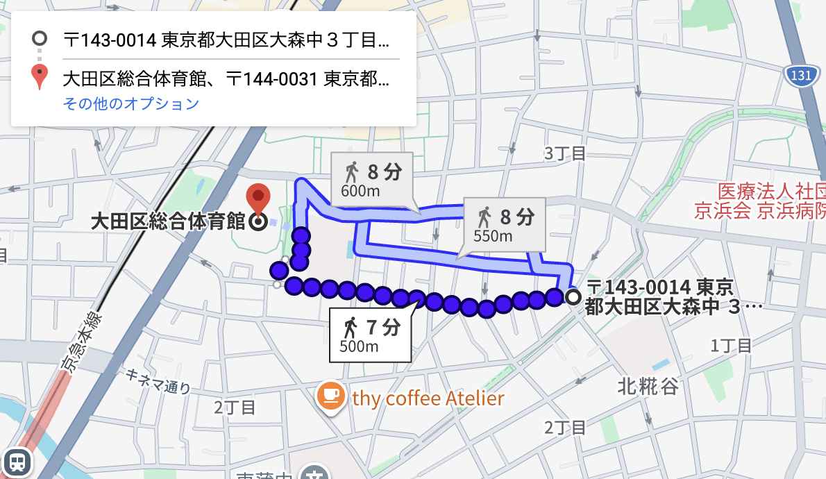 大森中3丁目20-15アキッパ駐車場